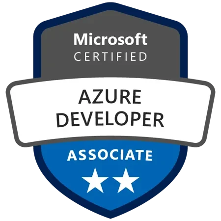 Microsoft Azure Developer Associate badge