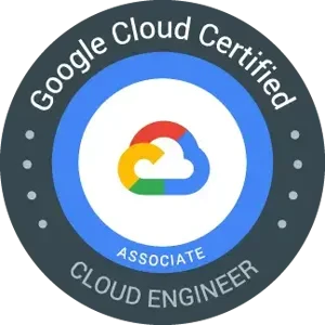 Google Cloud Certified Associate Cloud Engineer badge